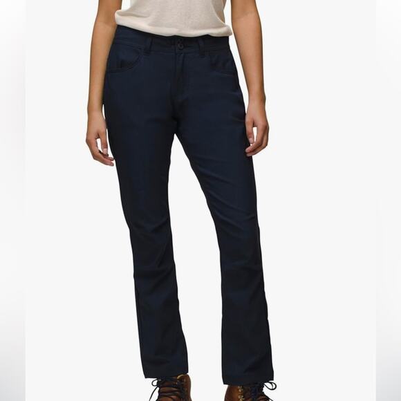 Prana Navy Halle Straight Fit Pants - Picture 1 of 7